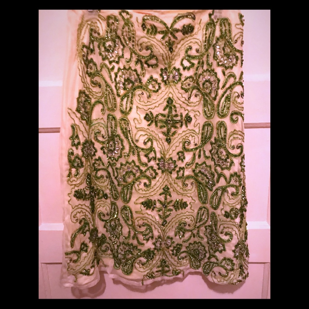 Beaded a-line skirt